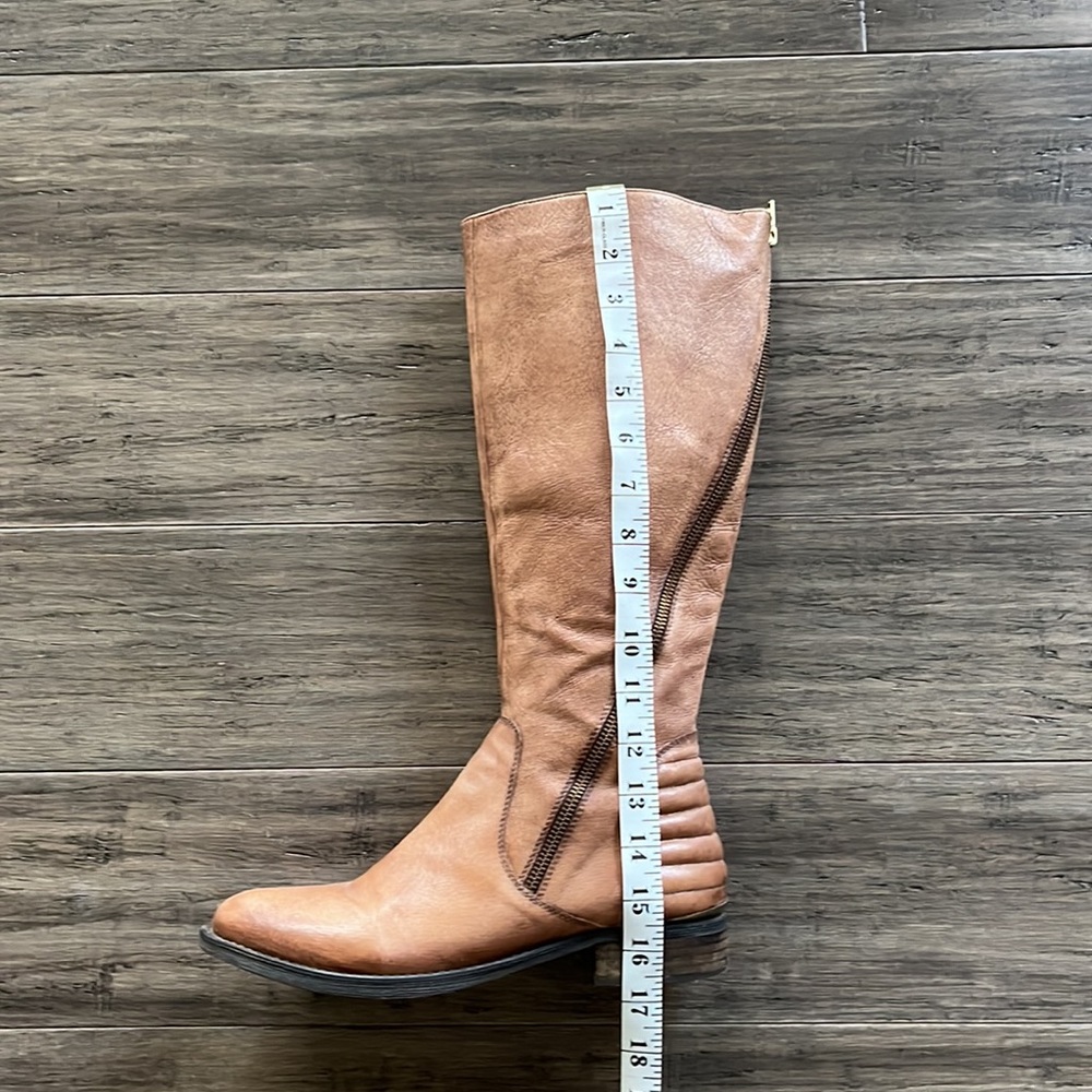 Steve Madden Brown Leather Boots - Picture 11 of 12